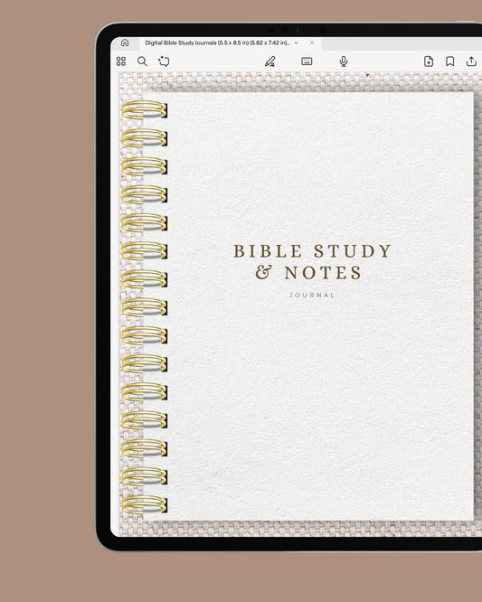 Bible Study Journal (Digital Edition)
